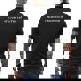 Of Course I’M Sad I’M Attracted To Men Men's T-shirt Back Print