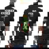Cucumber King Cucumber Boys Cucumber Men's T-shirt Back Print