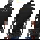 Don't Fuck It Up Sarcasm Men's T-shirt Back Print
