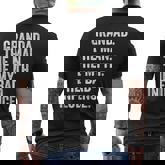 Grandad The Man Myth Bad Influence Father's Day Men's T-shirt Back Print
