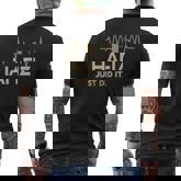 Hafiz Just Did I Personalized Last Name Men's T-shirt Back Print