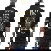 Its A King Thing You Wouldnt Understand Name Vintage Men's T-shirt Back Print