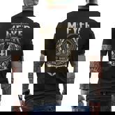 Its A Meyer Thing You Wouldnt Understand Name Vintage Men's T-shirt Back Print