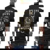 Its A Porter Thing You Wouldnt Understand Name Vintage Men's T-shirt Back Print