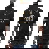 Oshields Just Did I Personalized Last Name Men's T-shirt Back Print