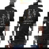 Physical Therapy Halloween Trick Or Treatment Pt Pta Men's T-shirt Back Print