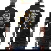 Teddy Bear Hustler Buisness Bear Dollar Street Clothes Men's T-shirt Back Print