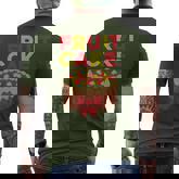Fruit Cake Ugly Christmas Sweater Style Men's T-shirt Back Print
