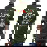 Likely To Pet The Reindeer Squad Family Joke Christmas Men's T-shirt Back Print