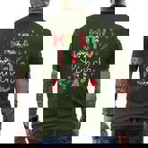 Jolly Lunch Squad Lunch Lady Christmas Lunch Lady Men's T-shirt Back Print