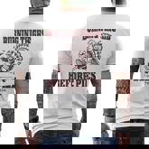 Burning Thighs Before Pies Turkey Trot 2024 Thanksgiving Men's T-shirt Back Print