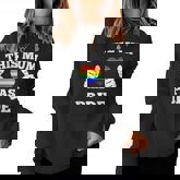 This Mum Has Pride Lgbt Gay Pride Parent Rainbow Flag Heart Women Sweatshirt