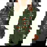 Christmas Oncology Rn Nurse 12 Days Of An Oncology Nurse Women Sweatshirt