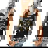 Camouflage Old Camo Bow Camo Coquette Bow Hunting Girl Women Tank Top