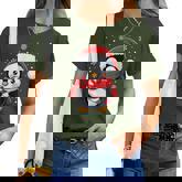 Penguin Christmas Candy Cane Winter Toddler Girl Boy Women Women T-shirt