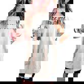 Brautumn Brat Autumn Fall Season Aesthetic Y2k Saying Women's Oversized Comfort T-shirt