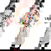 Candy Cane Crew Christmas Light Family Xmas Santa Boys Girls Women's Oversized Comfort T-shirt