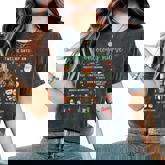 Christmas Oncology Rn Nurse 12 Days Of An Oncology Nurse Women's Oversized Comfort T-Shirt