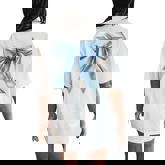 Baby Blue Bow Cute Coquette Y2k Clean Girl Aesthetic Women Women's Oversized Comfort T-Shirt Back Print