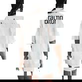 Brautumn Brat Autumn Fall Season Aesthetic Y2k Saying Women's Oversized Comfort T-Shirt Back Print