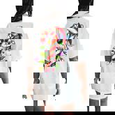 Candy Cane Crew Christmas Light Family Xmas Santa Boys Girls Women's Oversized Comfort T-Shirt Back Print