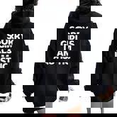 Autism Sorry Girls I Am Autistic Valentine's Day Women Oversized Hoodie Back Print