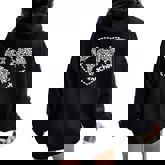 Esl Teacher Esol Student Cute Heart Shape English Teacher Women Oversized Hoodie Back Print