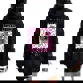 I'm Literally Just A Girl Sad Hamster Meme Women Oversized Hoodie Back Print