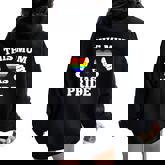 This Mum Has Pride Lgbt Gay Pride Parent Rainbow Flag Heart Women Oversized Hoodie Back Print