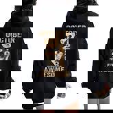 October 46Th Birthday 1978 Awesome Teddy Bear Women Oversized Hoodie Back Print