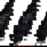 Promoted To Mama 2025 Pregnancy Floral New Mom Est 2025 Women Oversized Hoodie Back Print