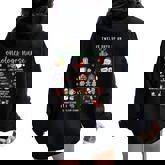 Christmas Oncology Rn Nurse 12 Days Of An Oncology Nurse Women Oversized Hoodie Back Print