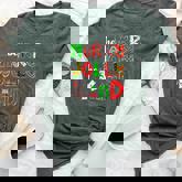 Be Merry Be Jolly Be Kind Merry Christmas Teacher Xmas Pjs Bella Canvas T-shirt