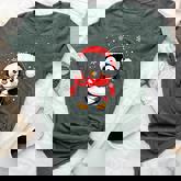 Penguin Christmas Candy Cane Winter Toddler Girl Boy Women Bella Canvas T-shirt