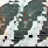 Ugly Christmas Sweater Sloth Riding Llama Elf Hat Outfit Bella Canvas T-shirt