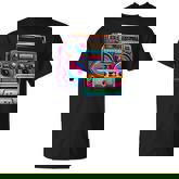 80S 90S 1980S Boombox Stereo Fashion Eighties Retro Theme T-Shirt