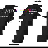 Equality Hurts No One Rainbow Gay Pride Lgbt Human Rights T-Shirt