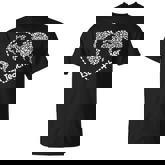 Esl Teacher Esol Student Cute Heart Shape English Teacher T-Shirt