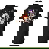 Ghost Witch Australian Shepherd Halloween Dog Mom T-Shirt