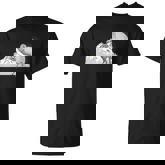 Wild White Horse In A Rocky Mountain Horse Lover T-Shirt