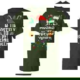 Most Likely To Pet The Reindeer Christmas Xmas T-Shirt