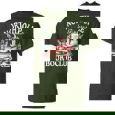 North Pole Book Club Hot Cocoa Bookworms Christmas T-Shirt