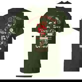 Old Fashioned North Pole Candy Cane Company Elf Christmas T-Shirt