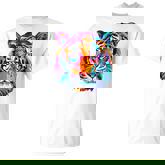 Colorful Tiger Graphic T-Shirt