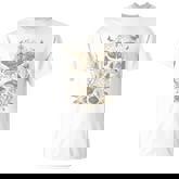 Cute Fairycore Moth Grunge Aesthetic Floral For Girls Women T-Shirt