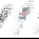 Mount Rushmore South Dakota Souvenir Usa Flag Mt Rushmore T-Shirt