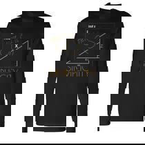 Math Problem Find X Here It Is Long Sleeve T-Shirt - Monsterry