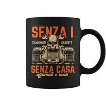 Tazza Da Caffè Per Camionisti – Divertente Scritta "Truckerin" In Inglese, Ceramica 330 Ml, Lavabile In Lavastoviglie E Microonde