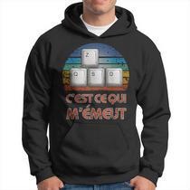 Sweat à Capuche Evolution Gamer - Humour Geek, Drôle - Cadeau Pour Joueurs, Noël, Anniversaire - Coupe Classique