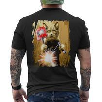 Papà E Un SaldatoreDetto Regalo Saldatore Saldare T-shirt da uomo con stampa posteriore